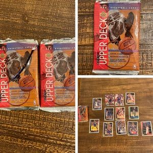 (2) Series 2 NBA trading cards 1993